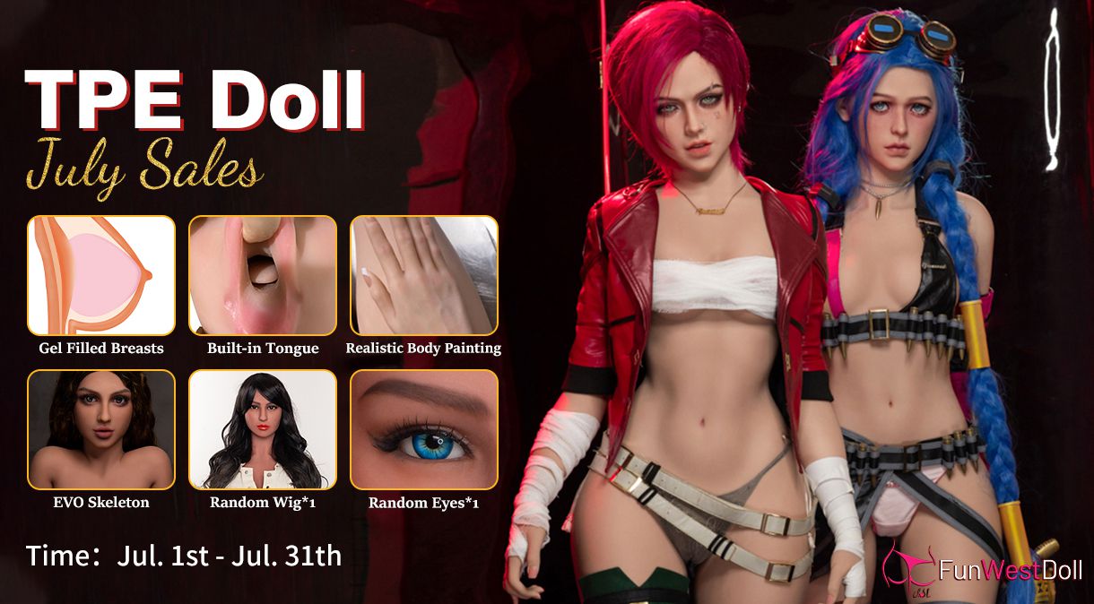 FunWest Doll promotion sex dolls TPE Juillet 2024